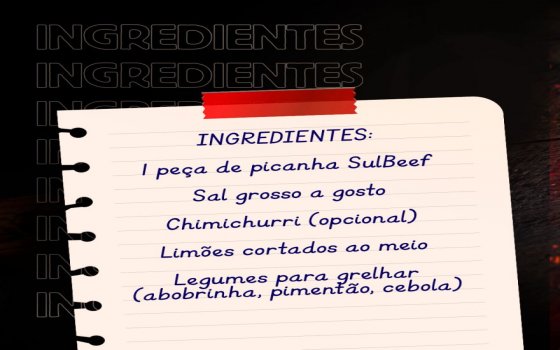 Churrasco Gourmet de Picanha Sulbeef