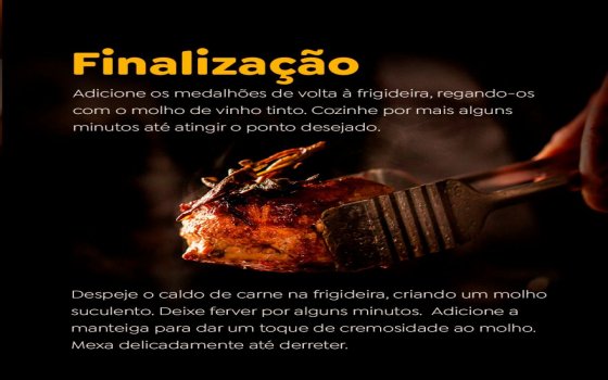 Filé Mignon ao Vinho Tinto