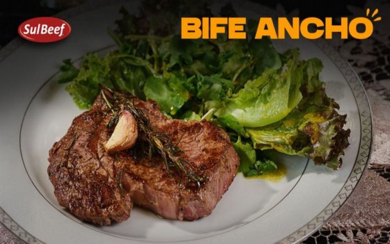 Bife Ancho com Salada de Folhas